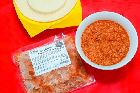 Deshebrada de Res Enchilada