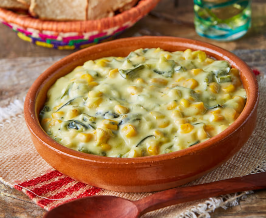 Rajas con Queso y Elote